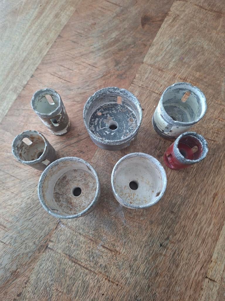 Diamantboor set - Verschillende maten, Ophalen, Gebruikt