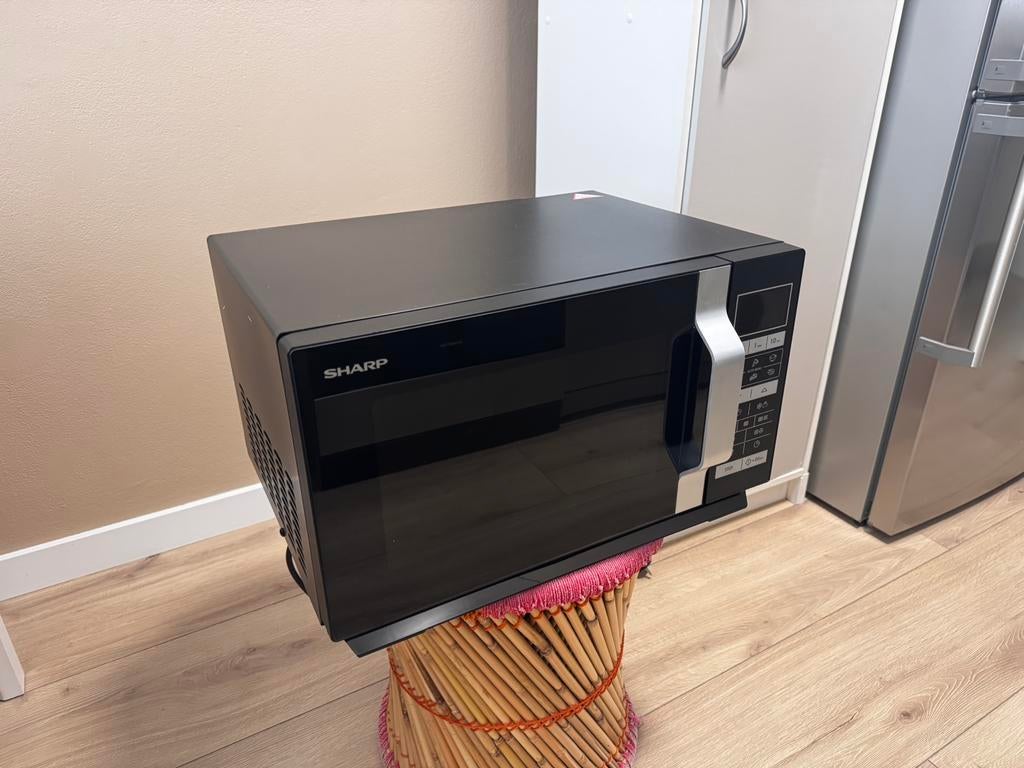 Sharp R-860BK combimagnetron – GOEDE STAAT, Ophalen, Zo goed als nieuw