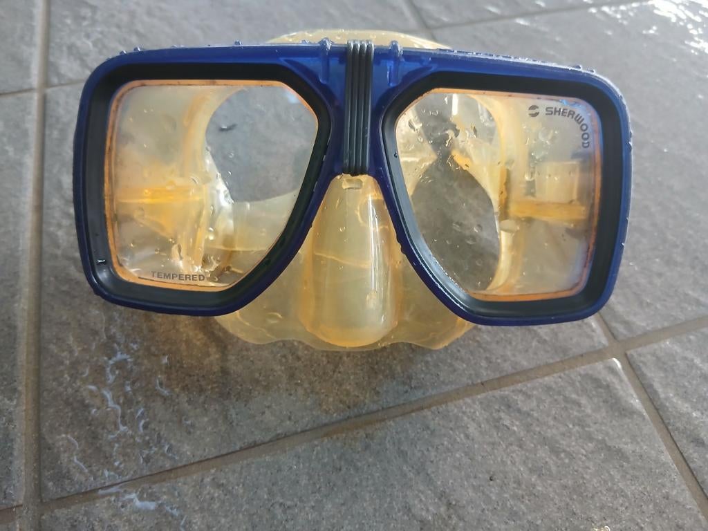 Duikbril Sherwood - Gebruikt, Ophalen of Verzenden, Gebruikt, Duikbril of Snorkel