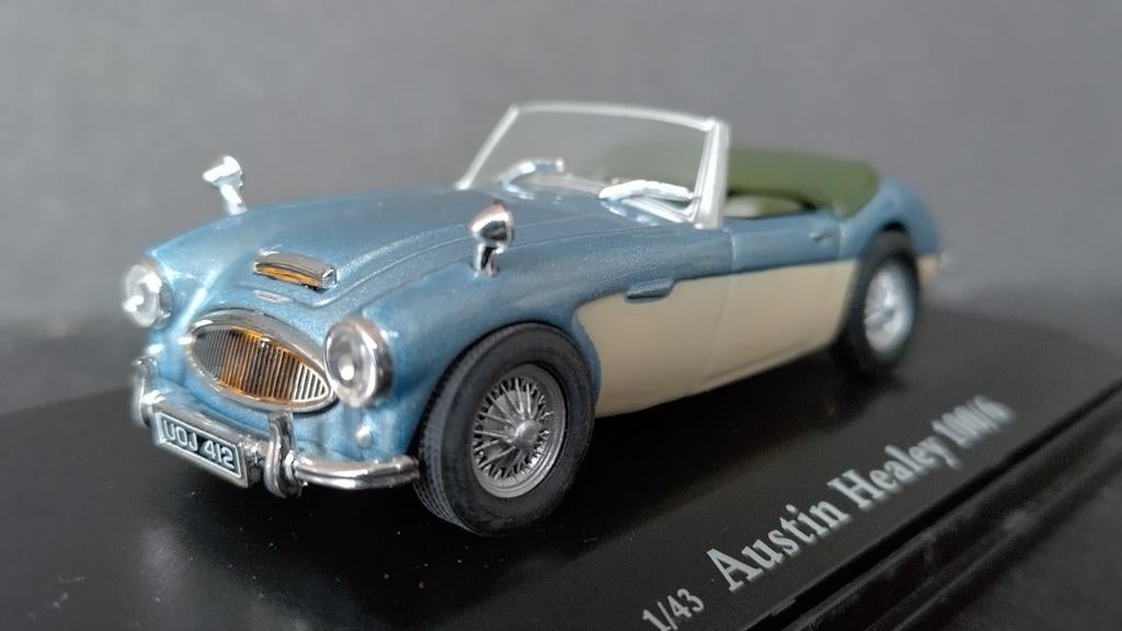 Austin Healey 100/6 1:43 Oliex Cararama pol, Overige merken, Auto, Verzenden, .