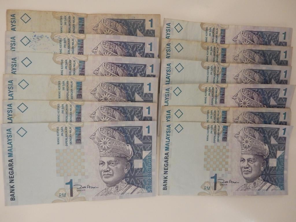 bankbiljetten Maleisië, Ophalen of Verzenden, Zuidoost-Azië