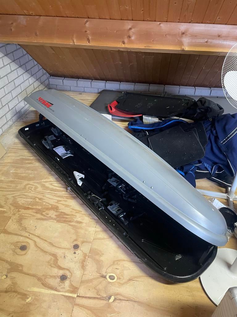 Ski/Dakkoffer jetbag apollo 500 met Dakdragers van thule, Auto diversen, Dakkoffers, Ophalen, Zo goed als nieuw