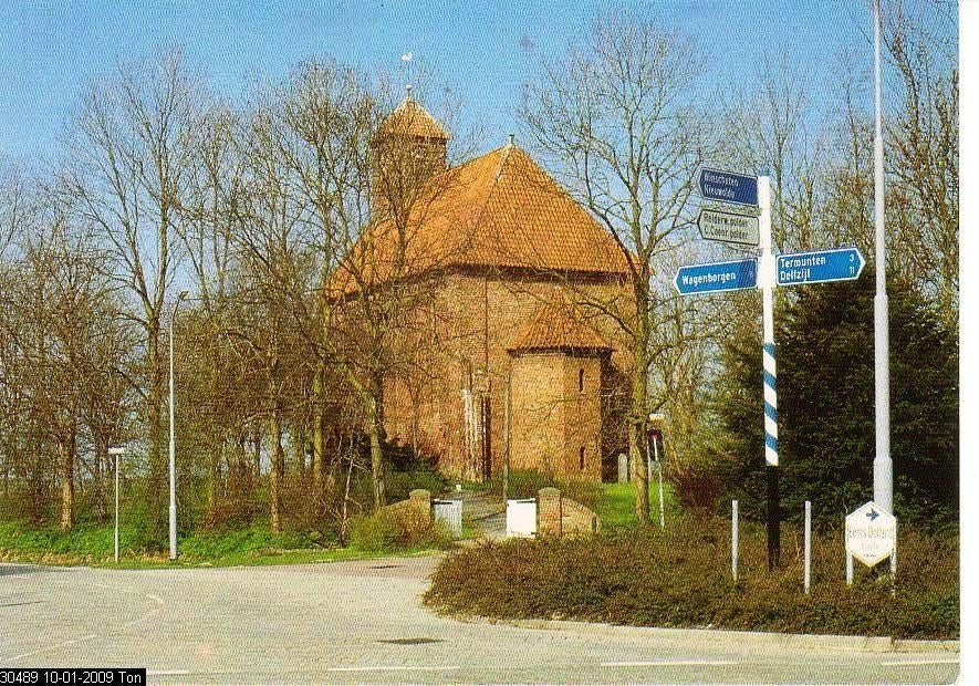 Ansichtkaart	Woldendorp	NH kerk, Verzenden, 1960 tot 1980, Ongelopen, Groningen
