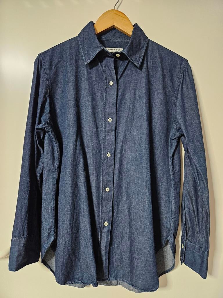 Steppin Out Spijkerblouse - Maat M - Amper Gedragen, Kleding | Dames, Blauw, Ophalen of Verzenden, Zo goed als nieuw, Steppin Out