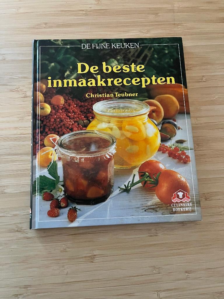 De beste inmaakrecepten Christian Teubner, Boeken, Kookboeken, Gelezen, Ophalen of Verzenden