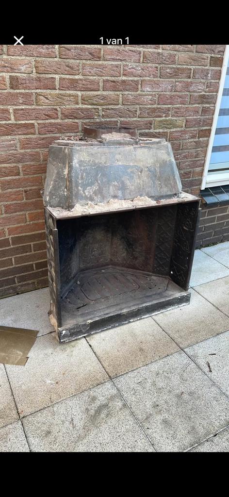 Antieke Jøtul inbouw haard, Ophalen, Zo goed als nieuw, Inbouwhaard, Houthaard