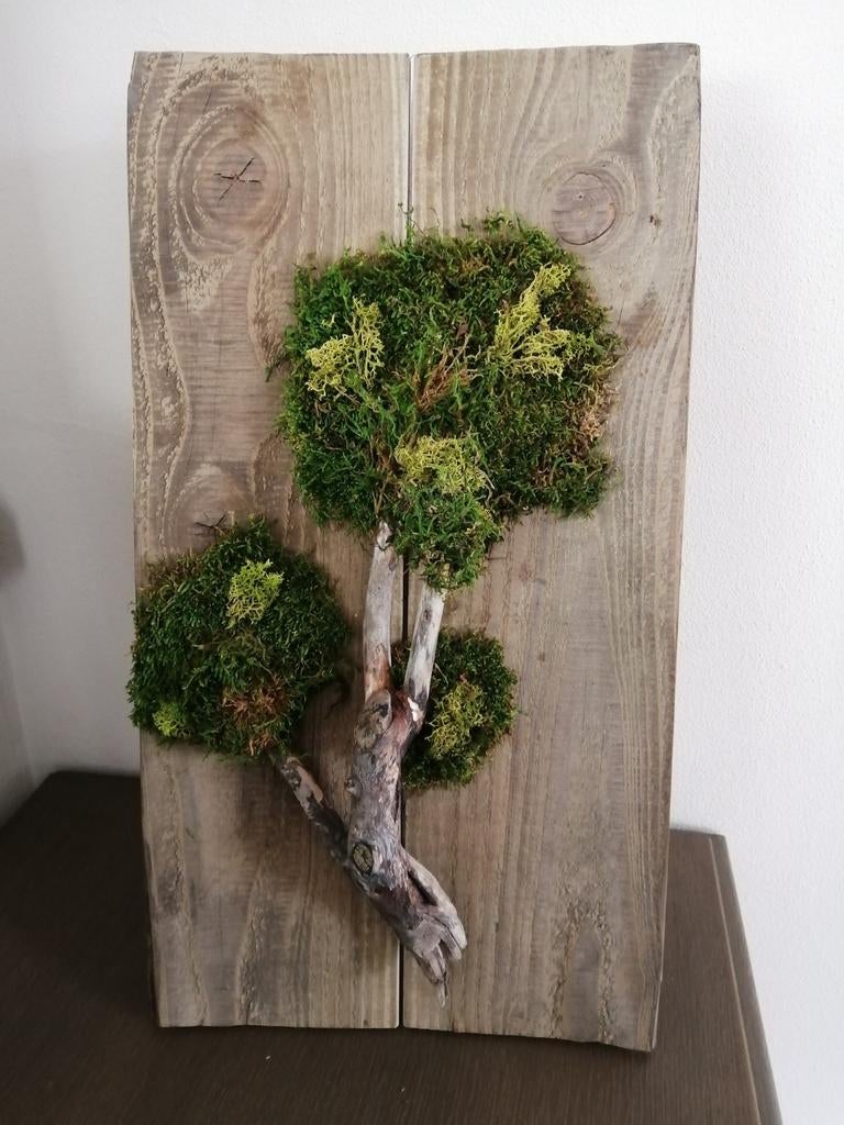 Decoratie mos paneel, Huis en Inrichting, Woonaccessoires | Kunstplanten en Kunstbloemen, Nieuw, Binnen, Ophalen of Verzenden