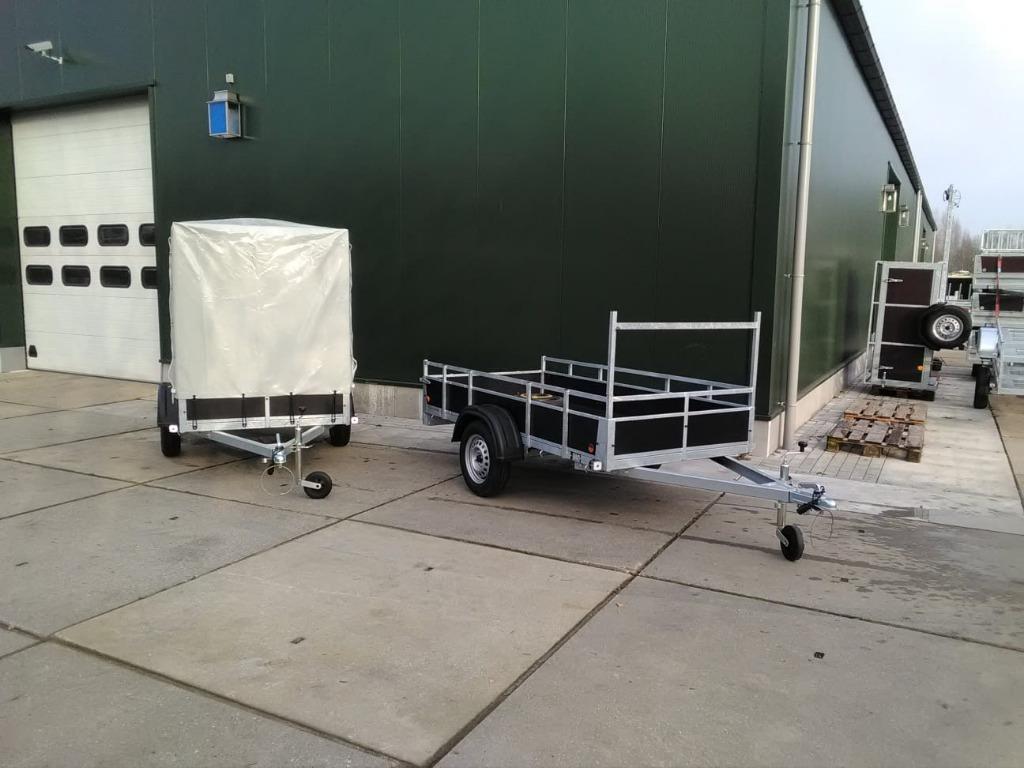 Ongeremde aanhanger bakwagen 257 x 130 cm €745 + pakket 795, Ophalen, Nieuw