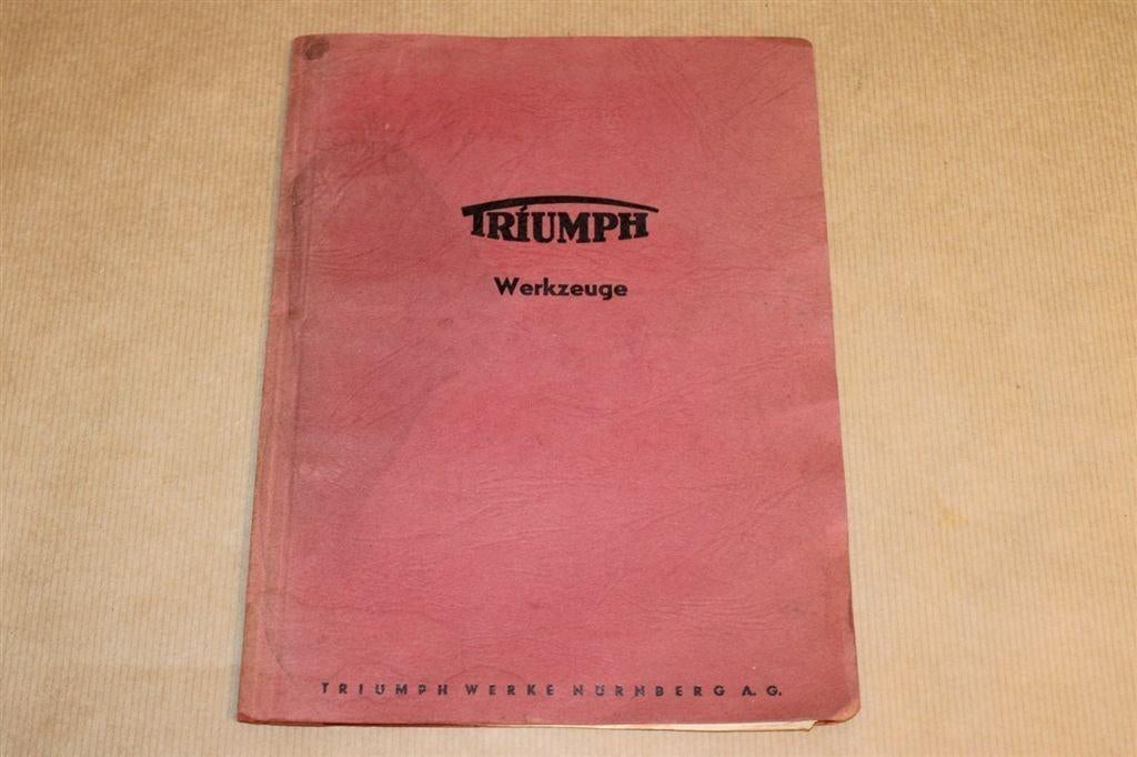 Oude catalogus - Triumph gereedschappen typemachine, Boeken, Ophalen of Verzenden, Gelezen