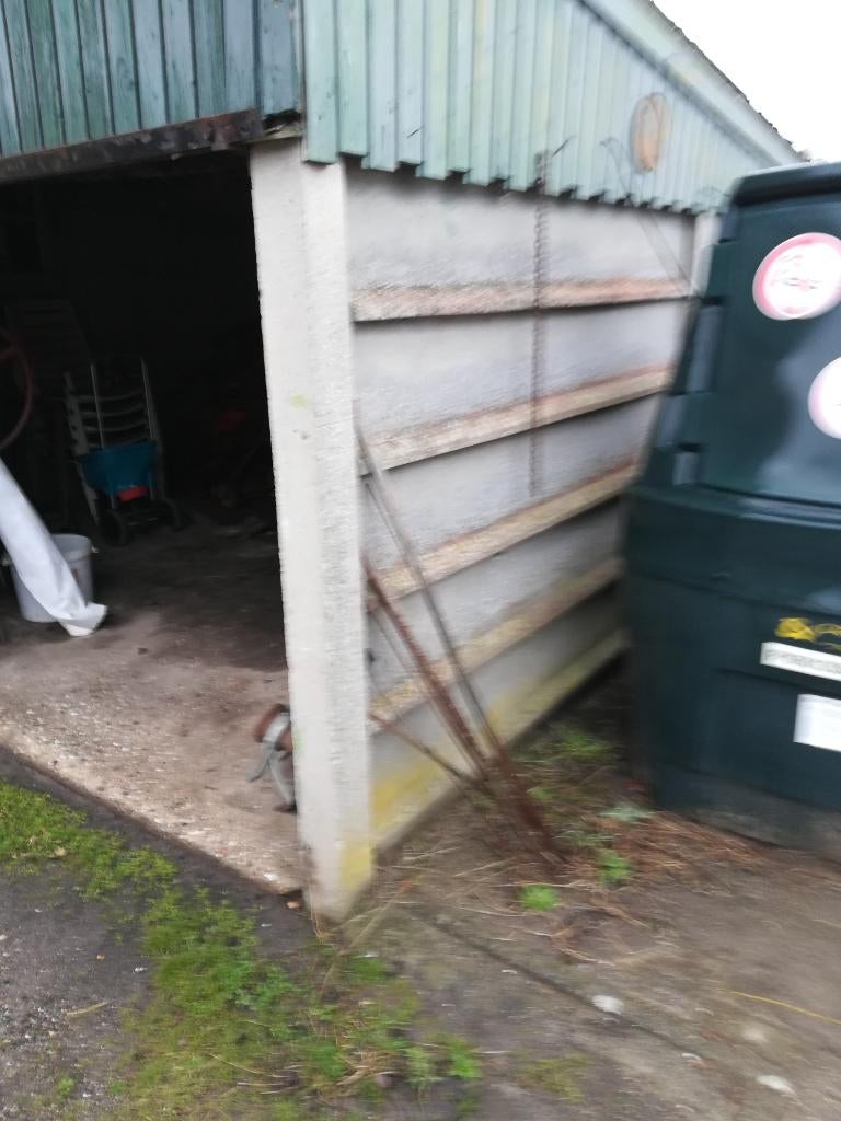 betonplaten / schutting  kunststof dieseltank, Ophalen, Overige materialen, Gebruikt, Minder dan 3 meter