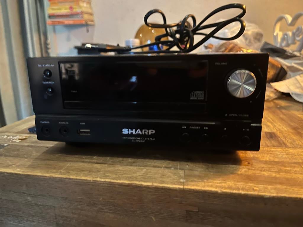 Scharp XLHF200H ***** CD | USB | Ipod dock, Ophalen of Verzenden, Zo goed als nieuw, Overige merken