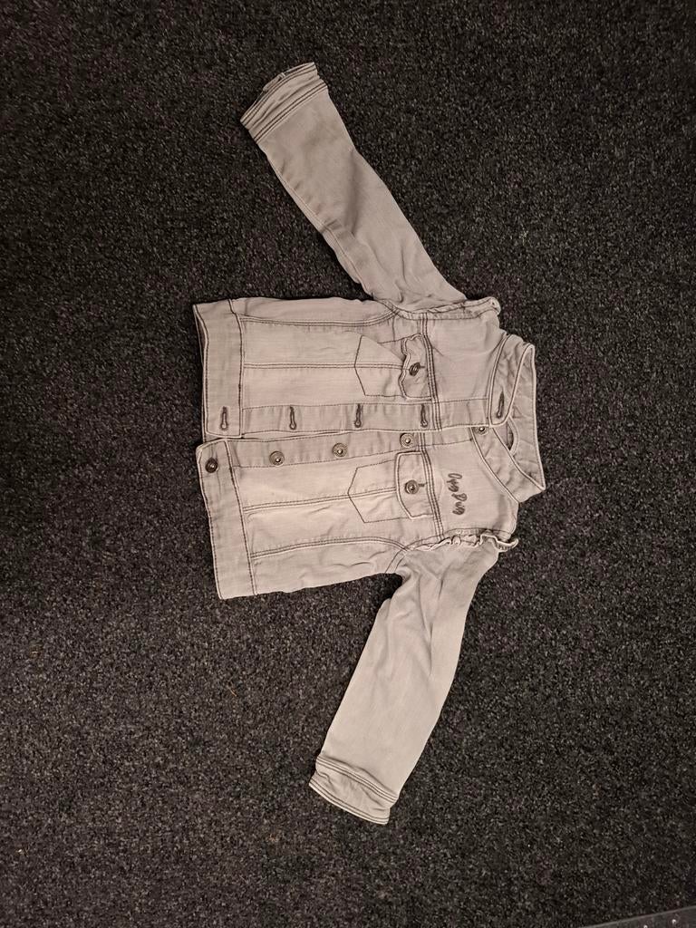 Spijkerjas meisje maat 98, Ophalen of Verzenden, Zo goed als nieuw, Meisje, Jas