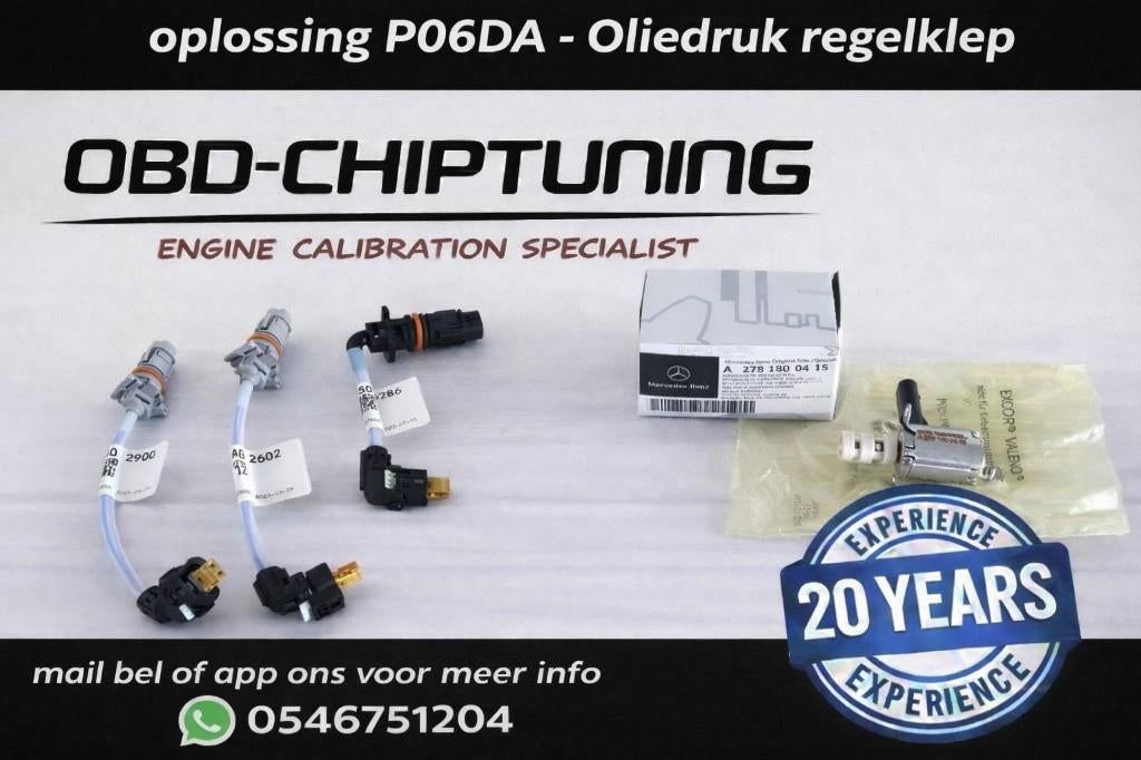 Mercedes p06da  oliedrukregelklep (solenoïde) OPLOSSING