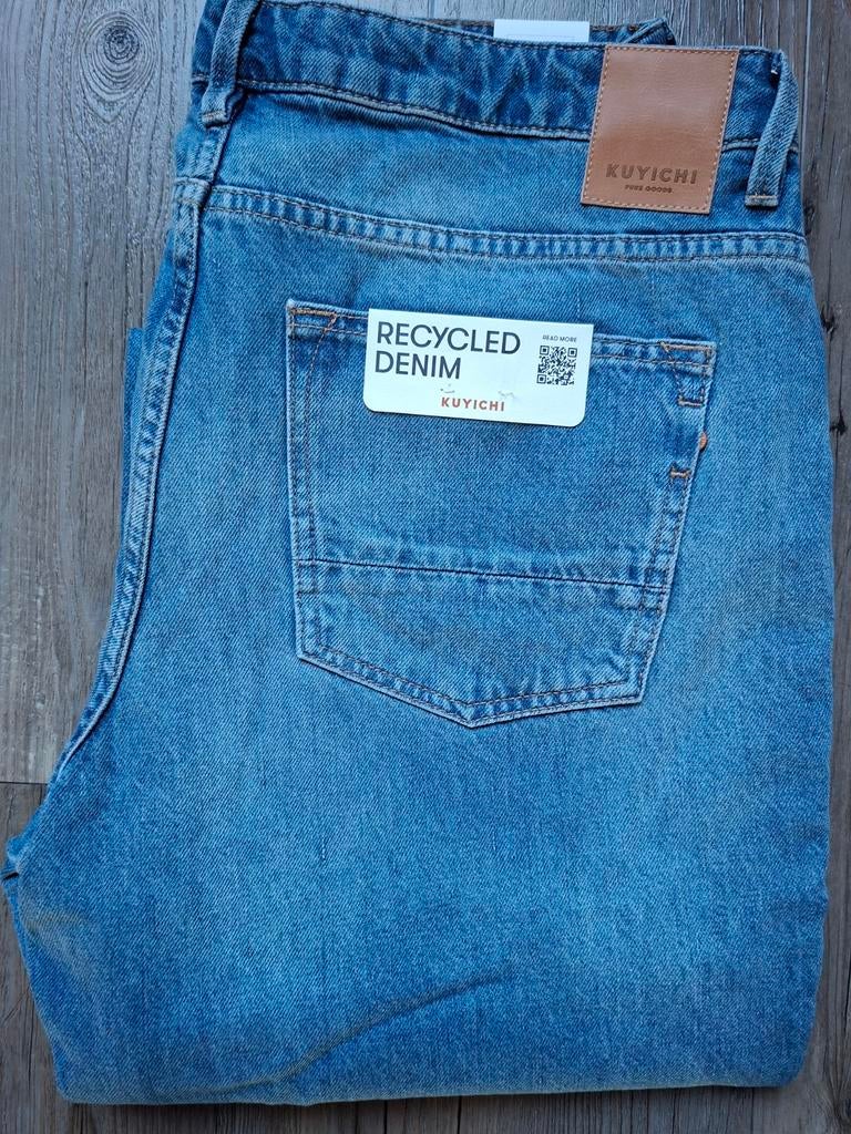 KUYICHI Lena low loose fit jeans W33 L32, Blauw, KUYICHI, Nieuw, Ophalen of Verzenden