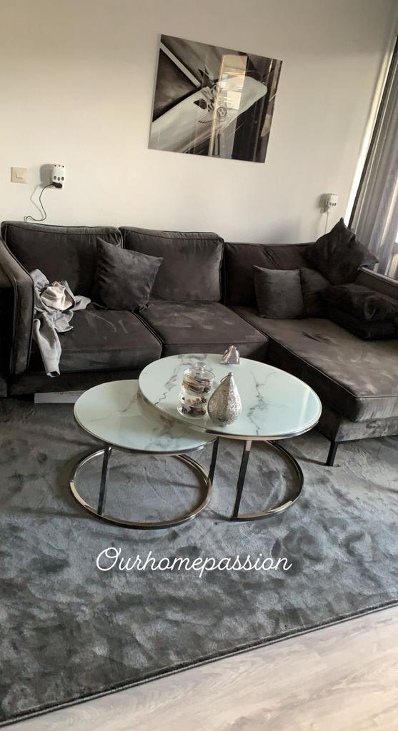 VELVET ANTRACIET VLOERKLEED 160x230 velours eric kuster styl, Huis en Inrichting, Stoffering | Tapijten en Kleden, Ophalen, 200 cm of meer