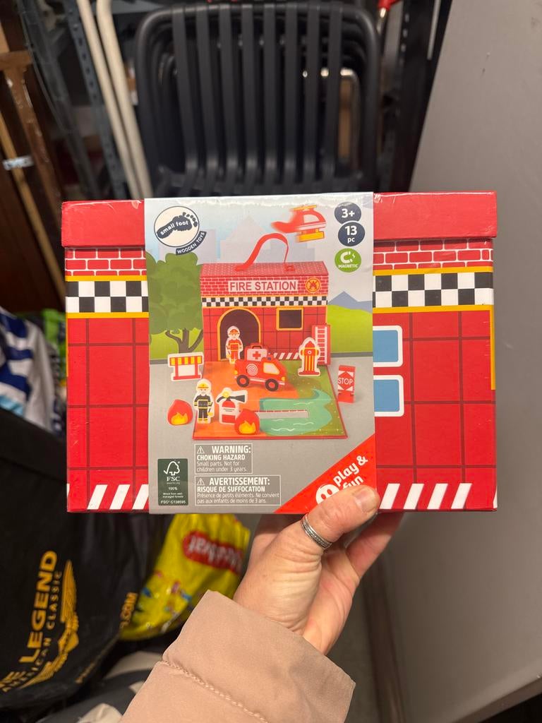 Brandweer Speelset - Play & Fun, Ophalen of Verzenden, Nieuw, Bouwen, Met geluid