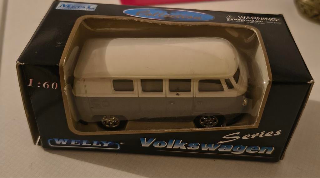 Welly Volkswagen Microbus 1:60, Ophalen of Verzenden, Zo goed als nieuw, Auto, Welly