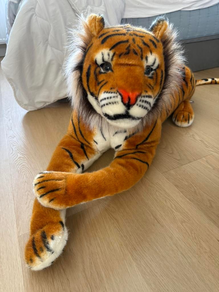 Grote tijger knuffel NIEUW!, Ophalen of Verzenden, Zo goed als nieuw, Overige typen