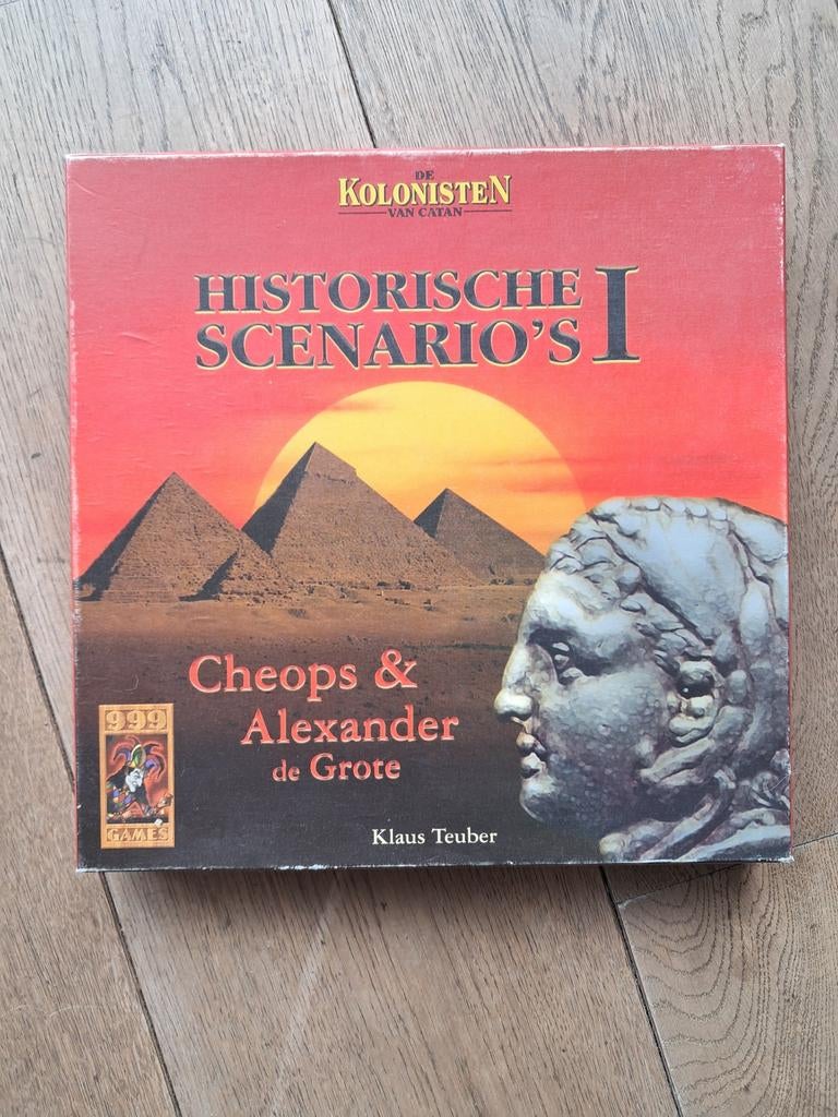 Kolonisten van Catan: Historische Scenario's I, Drie of vier spelers, Ophalen, Zo goed als nieuw, 999 Games