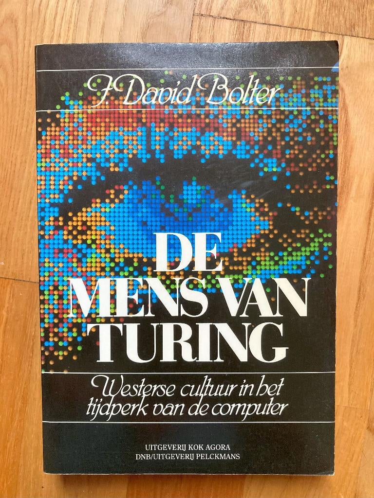 Boek De mens van Turing - J. David Bolter, Ophalen of Verzenden, Gelezen, Vakgebied of Industrie