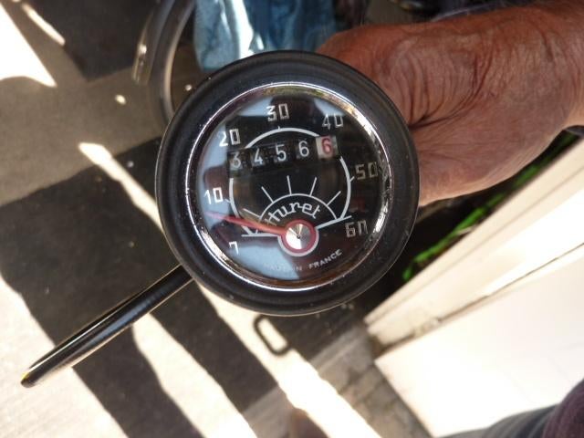 Huret KM teller en een solex voorwiel compleet., Gebruikt, Ophalen of Verzenden, Maximaal 25 km/u