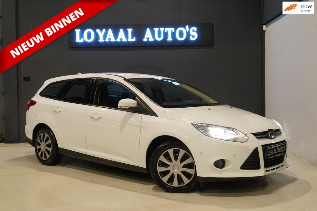 Ford Focus Wagon 1.0 EcoBoost Edition | AIRCO PDC | NAP | AP, Auto's, Ford, Euro 5, 101 pk, Gebruikt, Wit