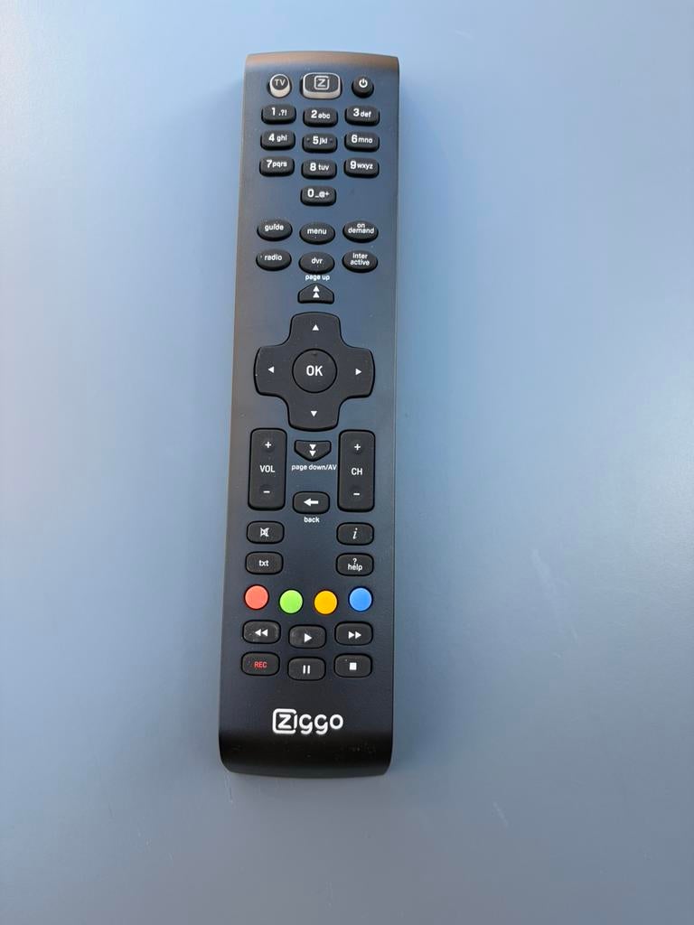 Ziggo afstandsbediening – origineel en werkend, Ophalen of Verzenden, Zo goed als nieuw