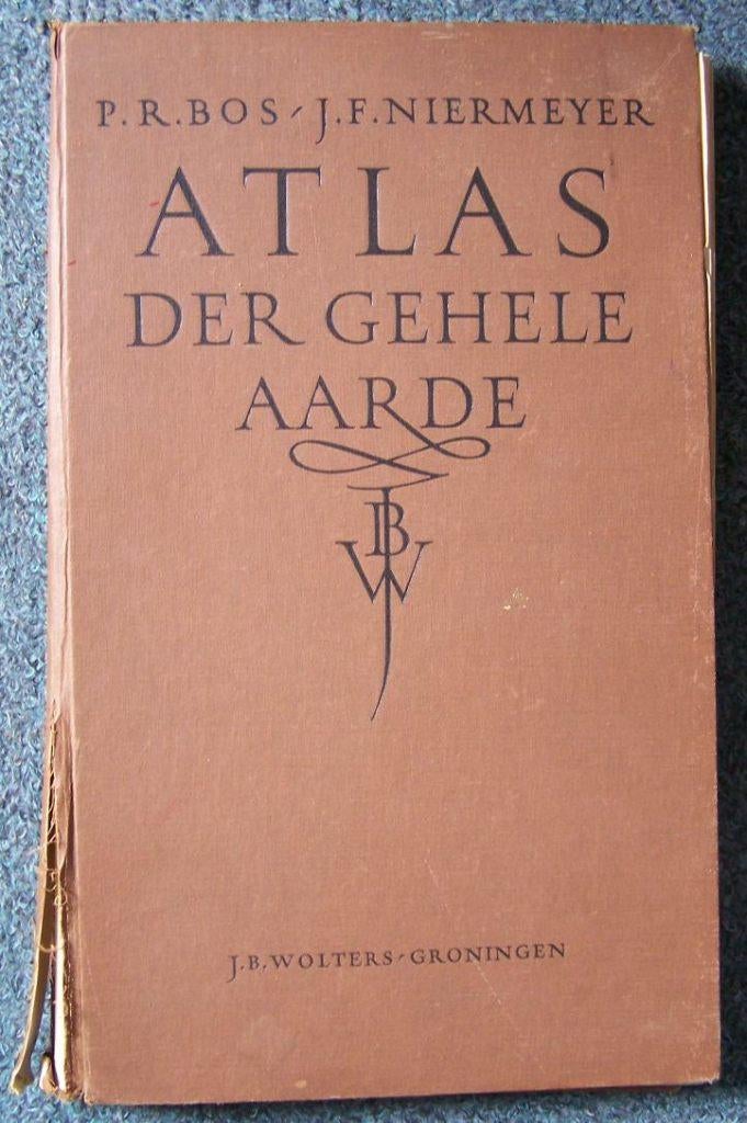 Bos Atlas 1956, Gelezen, Bosatlas, Ophalen of Verzenden, 1800 tot 2000