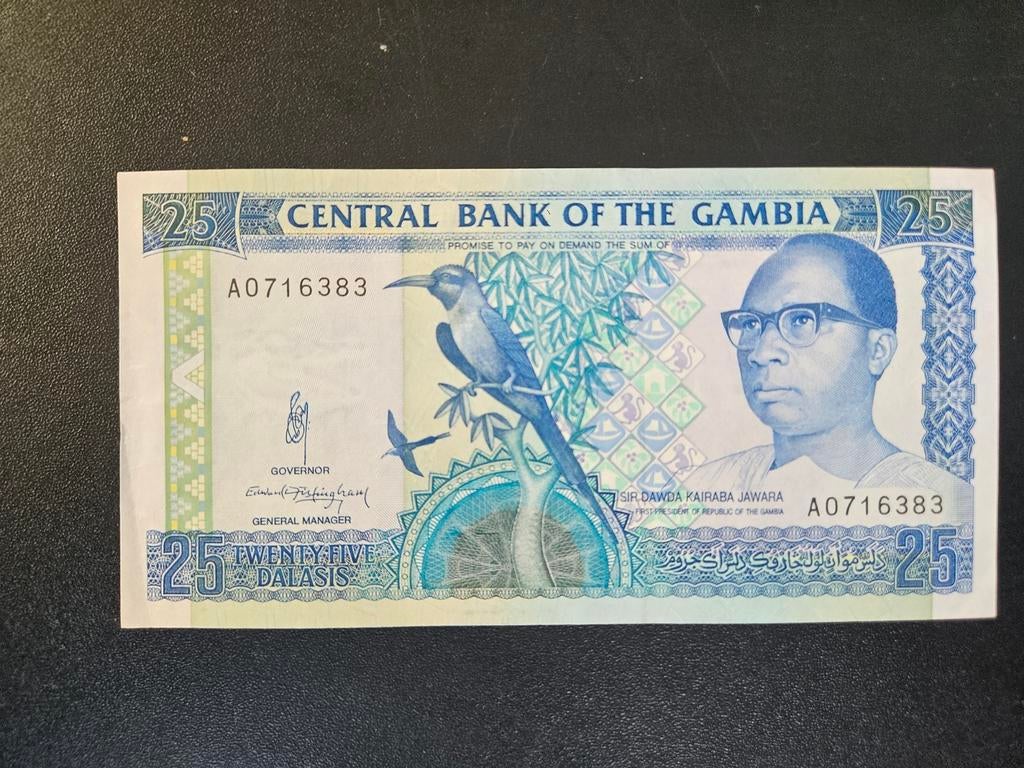 Gambia pick 14a 1991-95 zf++, Postzegels en Munten, Bankbiljetten | Afrika, Ophalen of Verzenden, Overige landen, Los biljet
