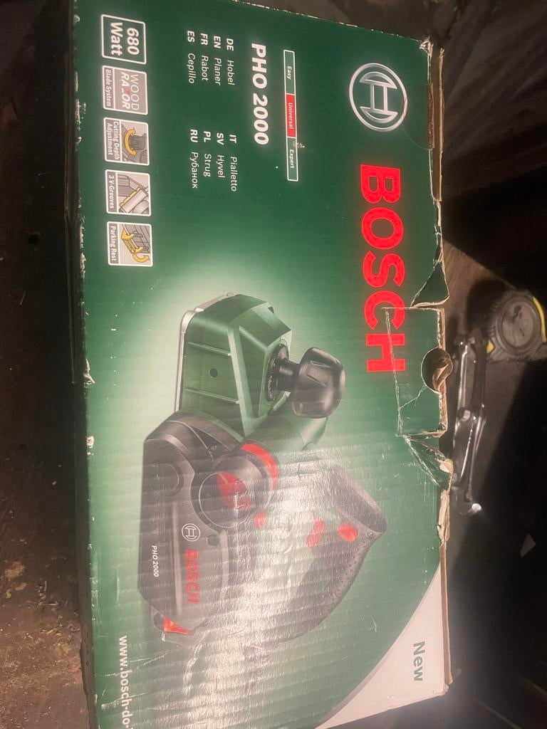 Elektrisch gereedschap: kolomboor, schaafmachine, schuurmach, Ophalen, Gebruikt