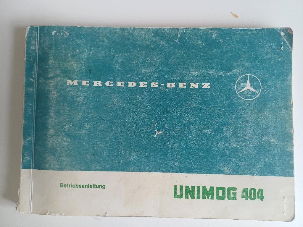 Originele handleiding Mercedes-Benz Unimog 404, Ophalen of Verzenden