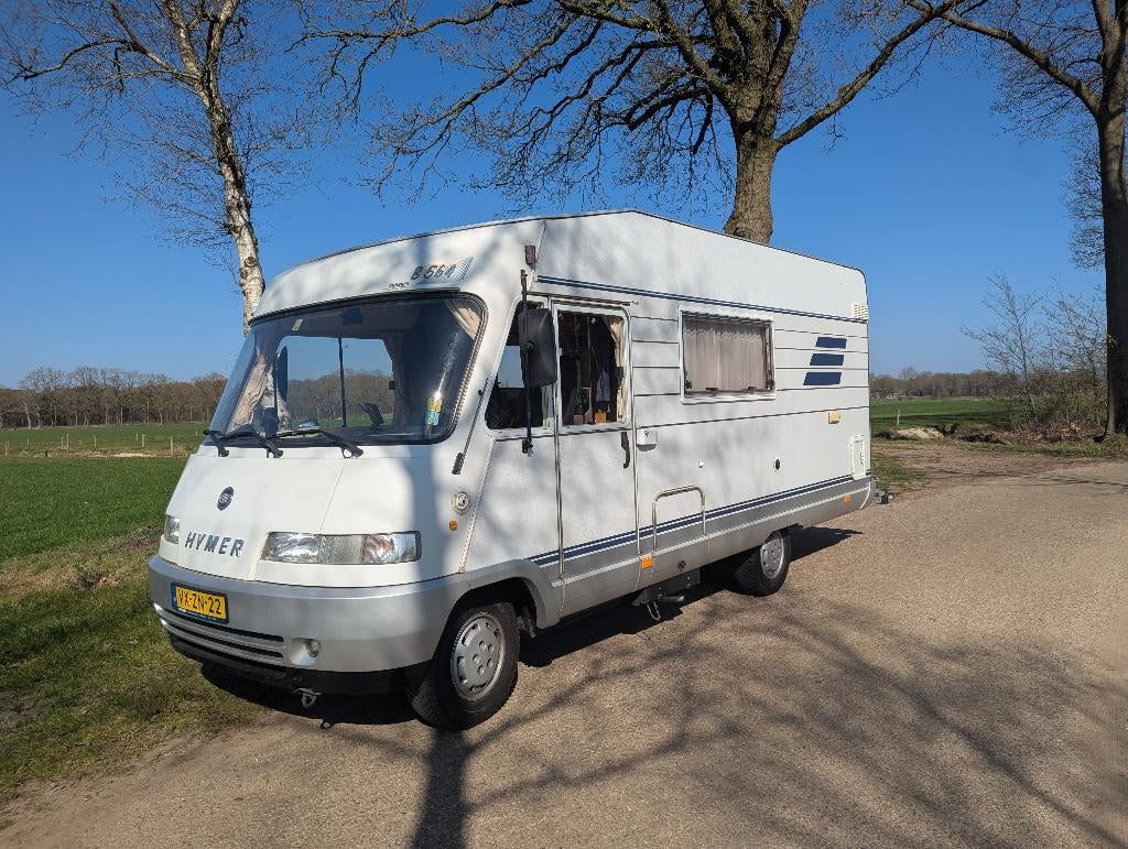 Hymer B564, Caravans en Kamperen, Integraal, Ringverwarming, Fiat, Particulier