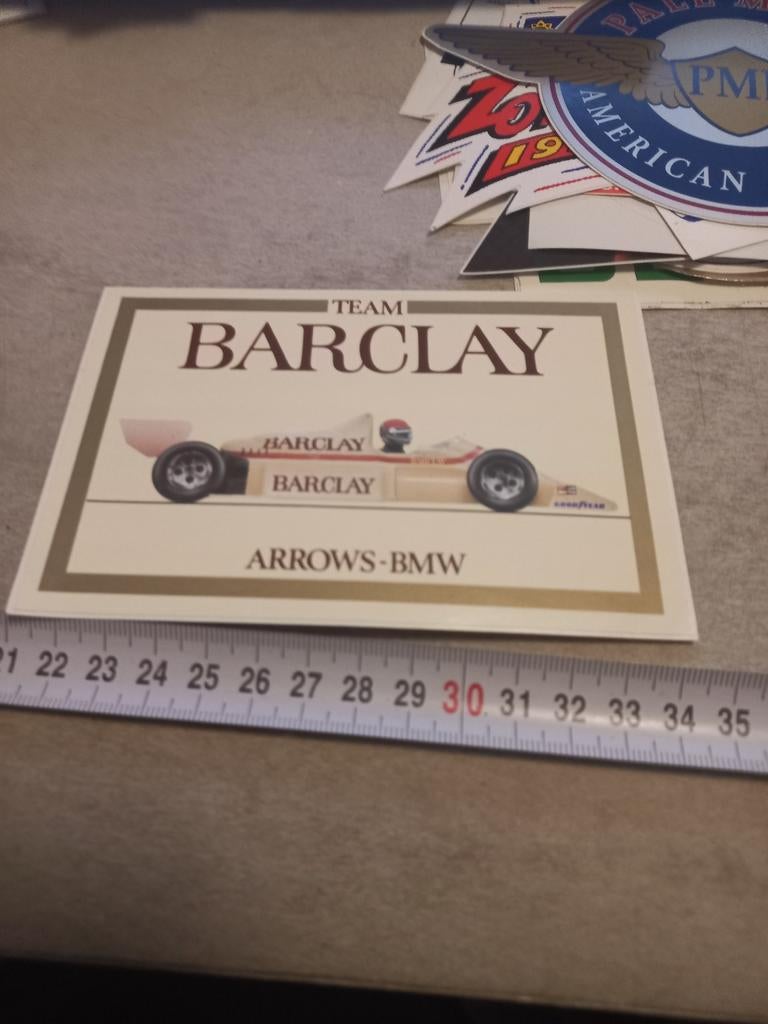 Team barclay arrows bmw, Verzamelen, Ophalen of Verzenden, Zo goed als nieuw