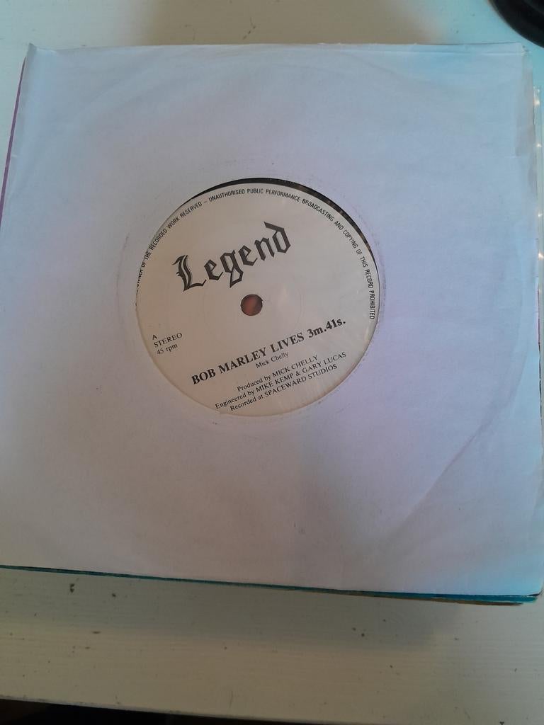 Bob marley 7inch lives legend, Ophalen of Verzenden, Zo goed als nieuw, Pop