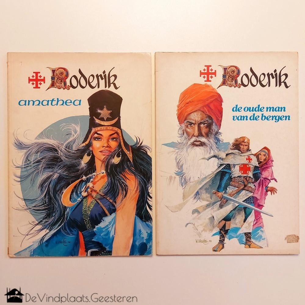 William Vance – Roderik – 2 vroege drukken, Europa, Ophalen of Verzenden, Zo goed als nieuw, Meerdere comics
