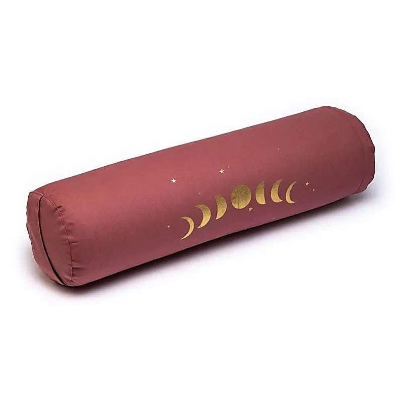 NIEUW - Yoga Bolster rond Maanfasen katoen - 60 x 16 cm, Ophalen of Verzenden, Nieuw, Yoga-accessoire