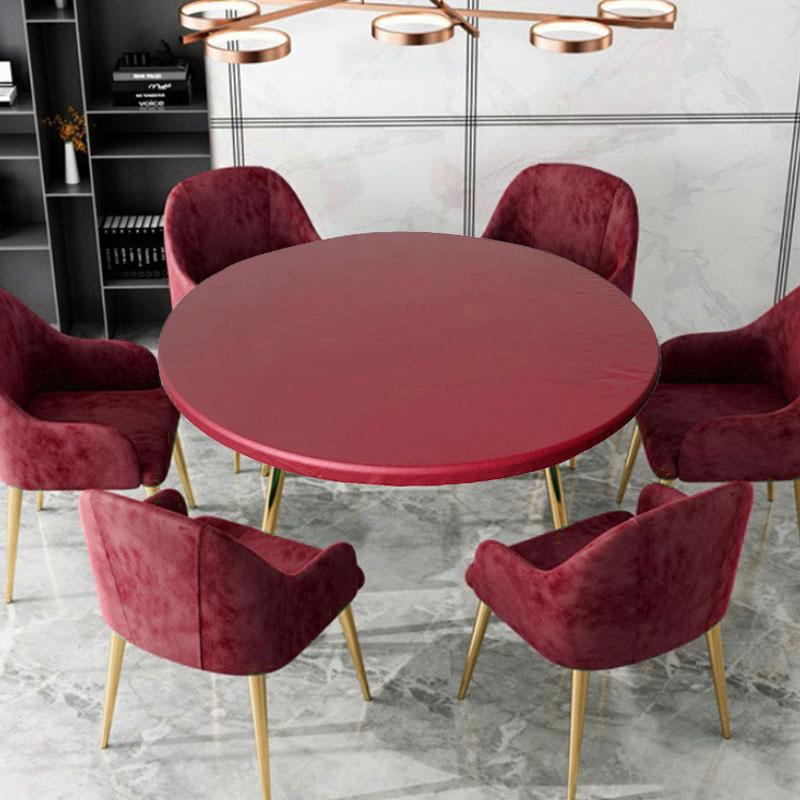 Rode Ronde Tafelhoes Tafel Hoes Laken Tafellaken Tafelkleed, Verzenden, Nieuw, Rond, Binnen