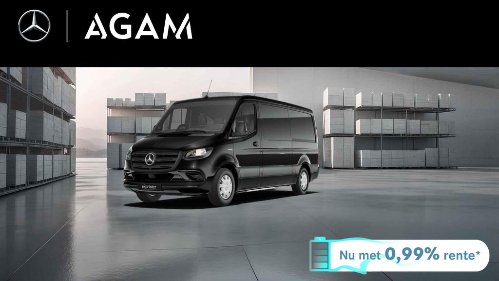 Mercedes-Benz eSprinter 314 L2H1 Pro 81kWh, Automaat, 81 kWh, 2741 kg, Zwart