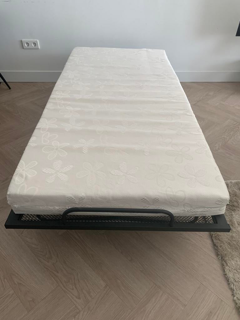 Logeerbed, Ophalen of Verzenden, Zo goed als nieuw, Eenpersoons, 80 cm