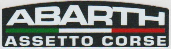 Fiat Abarth Assetto Corse sticker #3, Ophalen of Verzenden