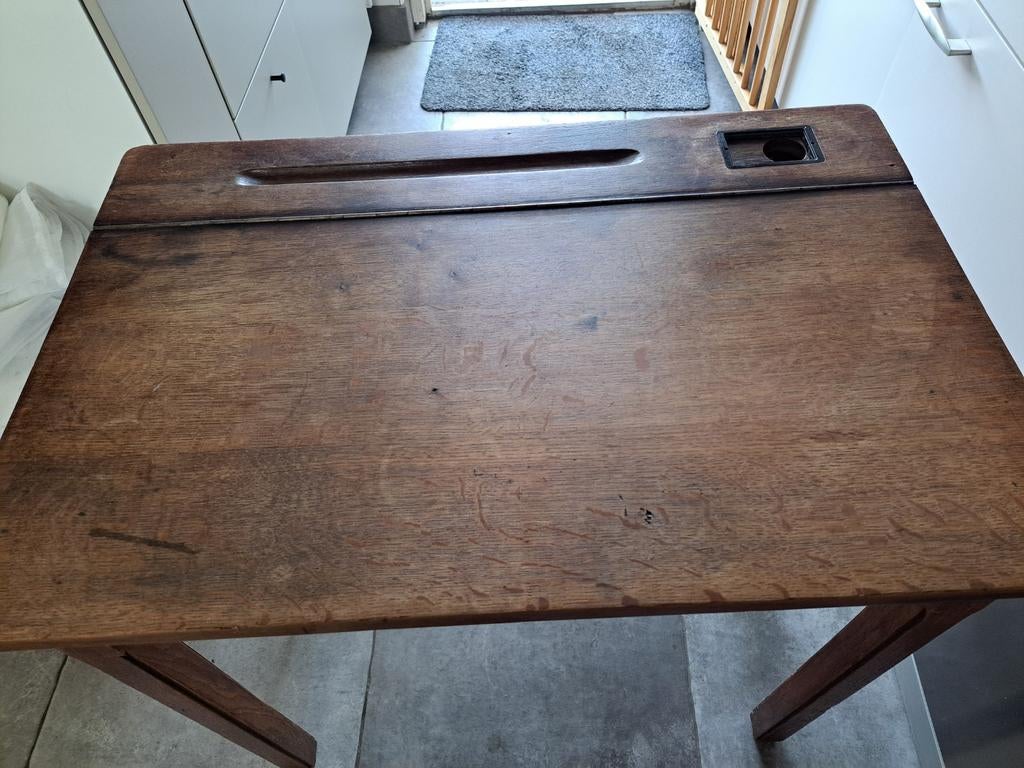 Houten bureau, Gebruikt, 50 tot 100 cm, Rechthoekig, 50 tot 100 cm