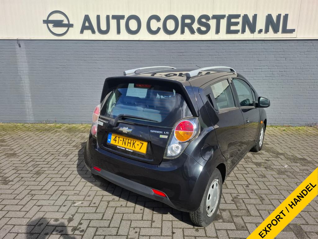 Chevrolet Spark 1.0i-16V LS Bi-Fuel 5Drs Airco Stuurbekracht, Auto's, Voorwielaandrijving, Euro 5, Zwart, 4 cilinders