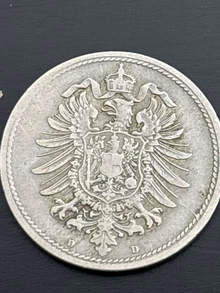 10 Pfennig 1876 D Duitse munt, Ophalen of Verzenden, Duitsland, Losse munt