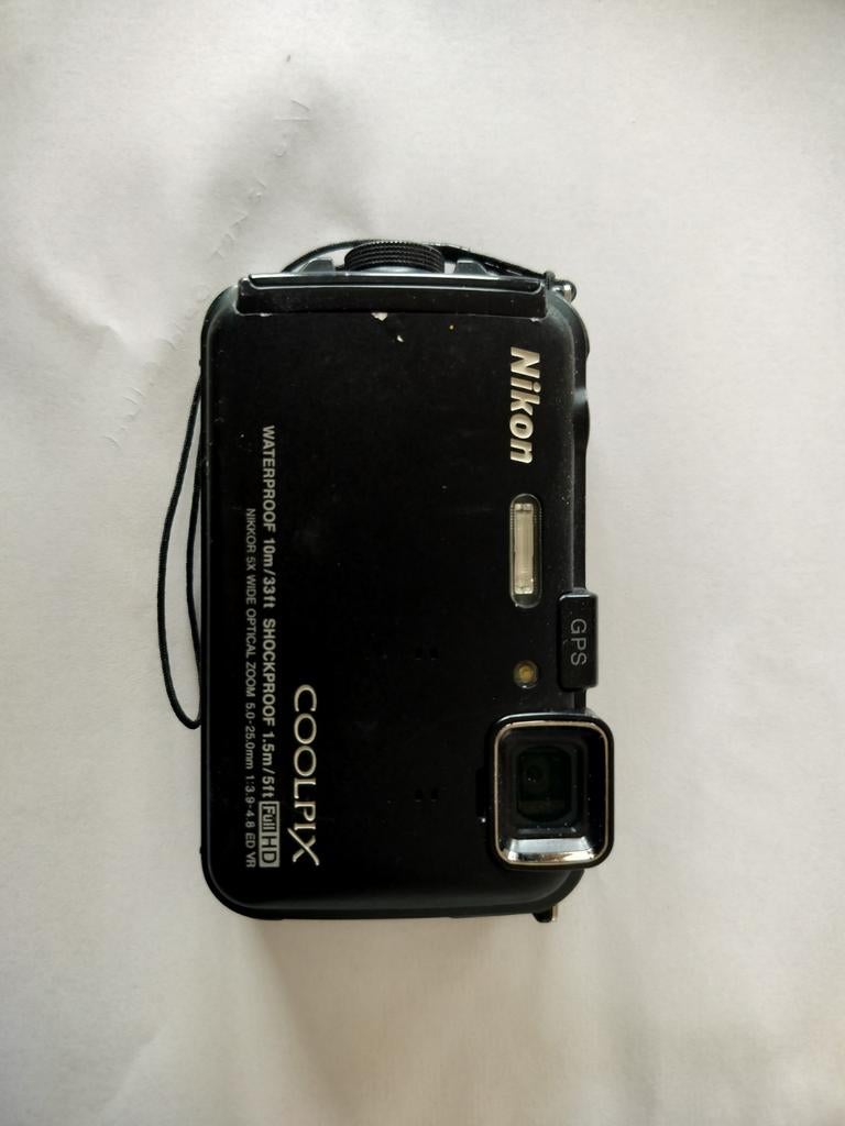 Nikon coolpix AW-100 met lader/card en doos, Ophalen of Verzenden