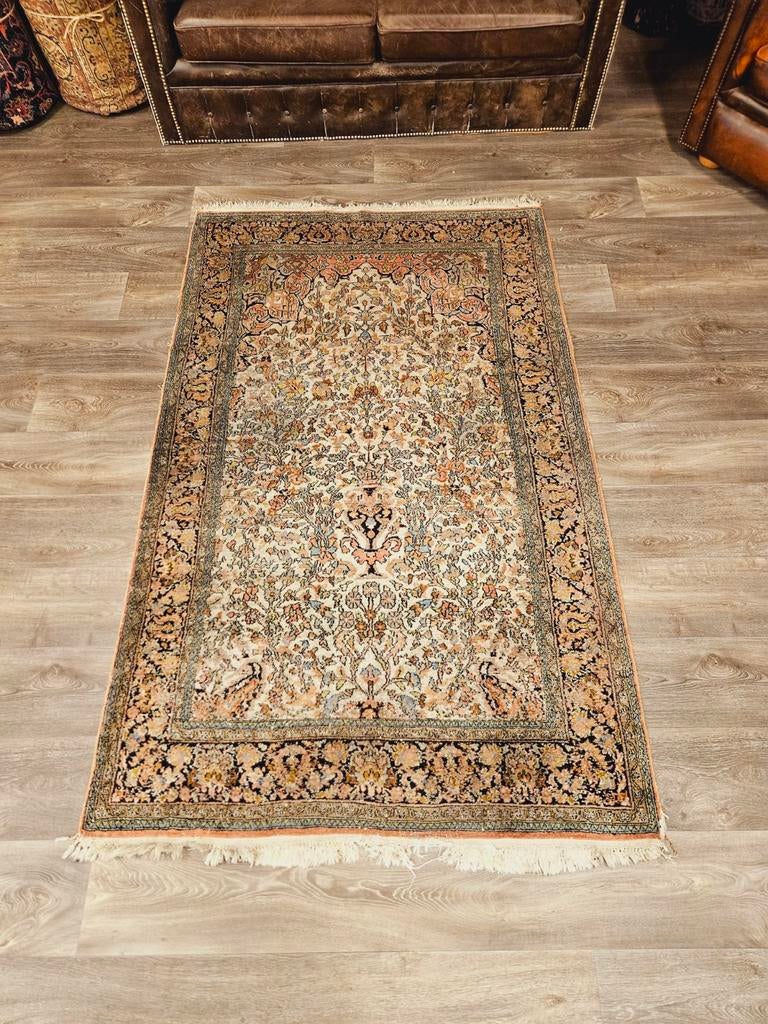 Perzisch Handgeknoopt Kashmir Tapijt. Prachtige kleuren!, Huis en Inrichting, Stoffering | Tapijten en Kleden, 100 tot 150 cm