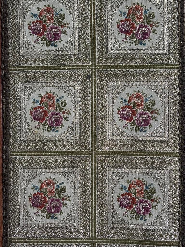 Vintage tafelloper met brokaat- goud, Ophalen of Verzenden, Zo goed als nieuw, Rechthoek, Binnen