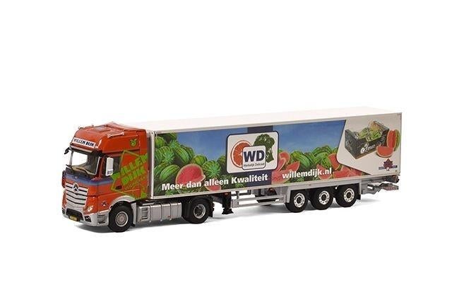 1/50 - M WSI - Mercedes-Benz Actros MP4 Giga Willem Dijk, Ophalen of Verzenden, Nieuw, Overige typen, Wsi