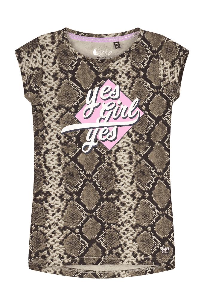 QUAPI shirt - Alin - Slangenprint 98-104 *~~nieuw~~*, Kinderen en Baby's, Kinderkleding | Maat 98, Nieuw, Meisje, Shirt of Longsleeve