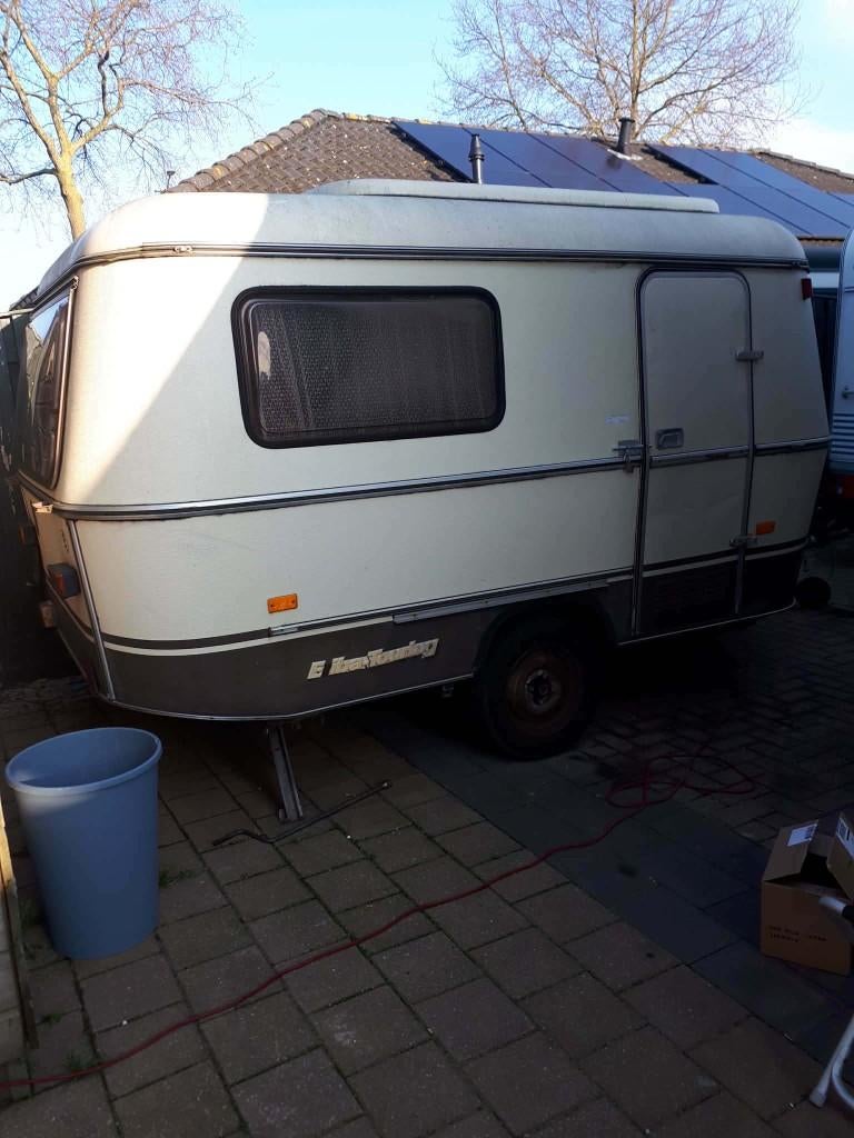 eriba pan 1988 max 750 lichte opknapper, Caravans en Kamperen, Standaardzit, Tot en met 2, Bedrijf, 500 - 750 kg