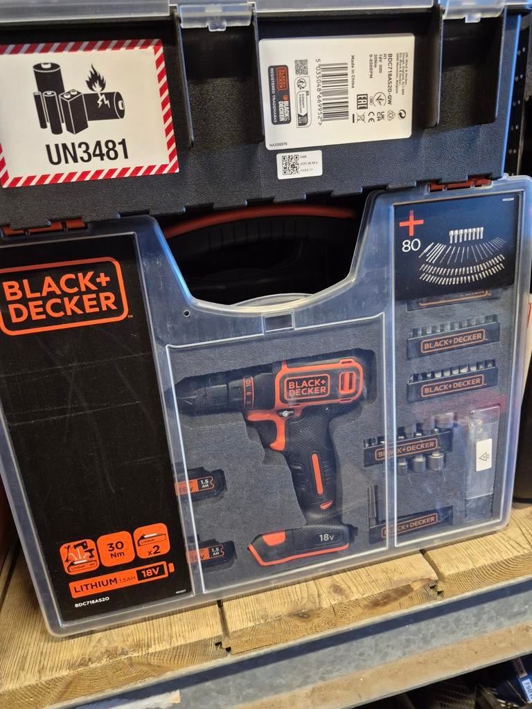 Accuboor Black en Decker Nieuw!, Ophalen, Nieuw